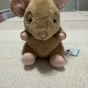 Jellycat Cuddlebud Darcy Dormouse  Retired Brown Plush Mouse Toy